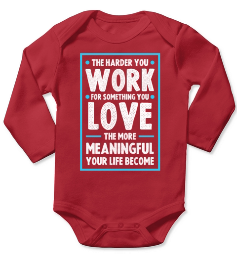 success work Long Sleeve Baby One-Piece