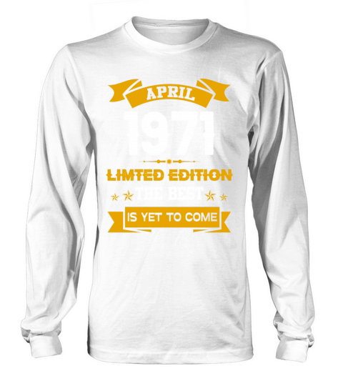 April 1971 Birthday Surprise Long sleeved Unisex
