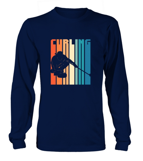 Curling Retro Vintage Long sleeved Unisex