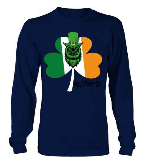 Vintage Irish American Flag Shamrock Irland Long sleeved Unisex