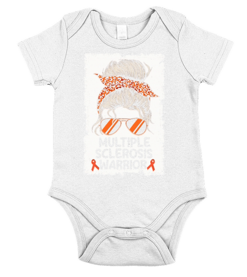 Multiple Sclerosis Warrior Short Sleeve Baby One-Piece
