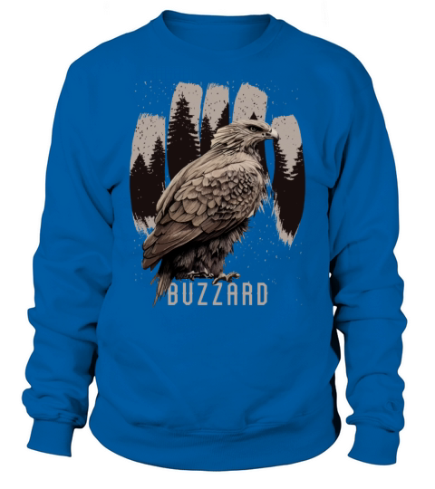 Buzzard Bird Watching Vintage Ornithologist Sweatshirt Unisex