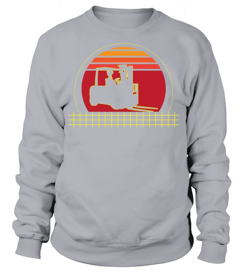 Vintage Forklift Warehouse Forklift Operator Sweatshirt Unisex