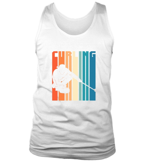 Curling Retro Vintage Tank Top Unisex