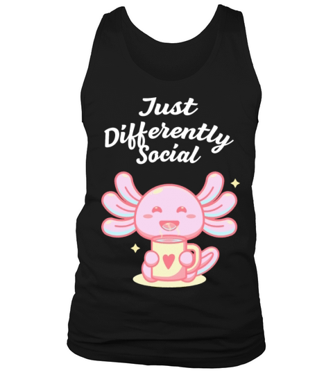 Just Differently Social Nerd Introvert Weird Antis Tank Top Unisex