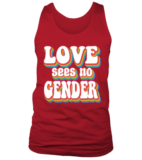 Love Any Gender Pride Rainbow LGBTQ Tank Top Unisex