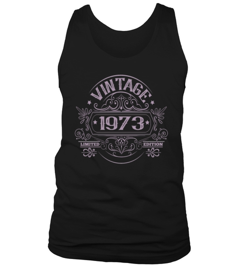 Vintage 1973 birthday vintage Tank Top Unisex