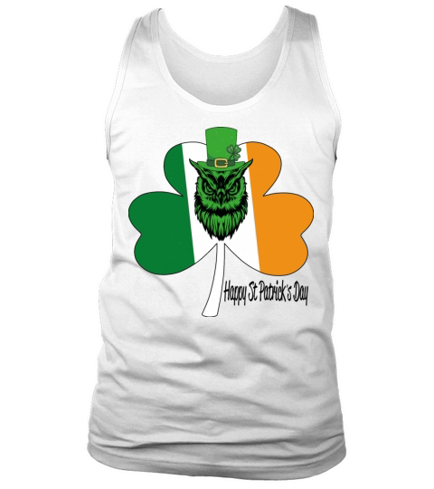 Vintage Irish American Flag Shamrock Irland Tank Top Unisex