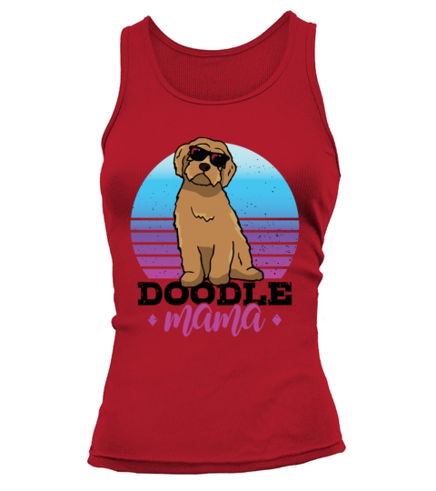 Womens Doodle Mama Labradoodle Goldendoodle Tank top Woman