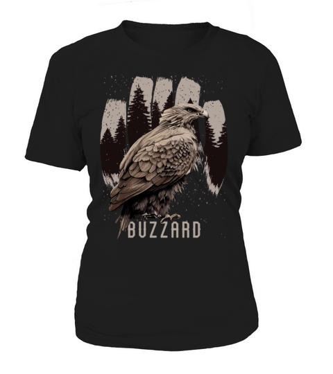 Buzzard Bird Watching Vintage Ornithologist Women's T-Shirt