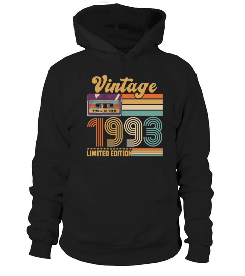 Vintage 1993 30th Birthday Fiftieth Gift Hoodie Unisex