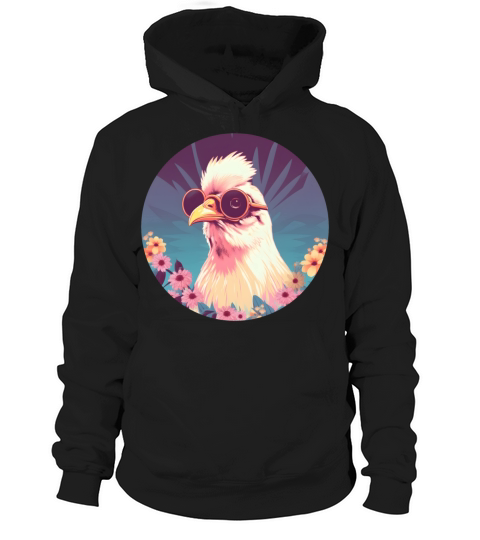 Vintage Chicken Lovers Hoodie Unisex