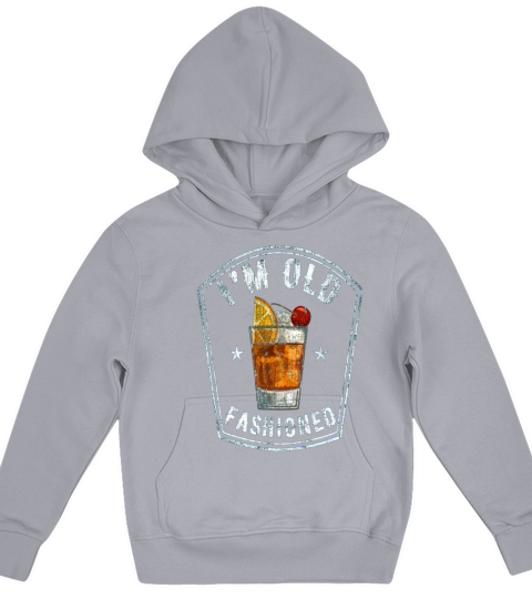 Vintage Im Old Fashioned Whiskey Funny Kids Hoodie
