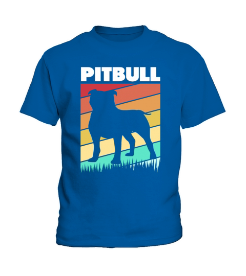 Pit Bull Owner Vintage Pitbull Dog Kids T-Shirt