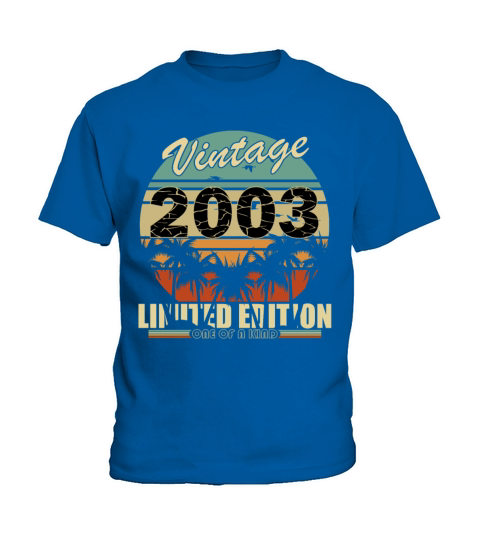 Vintage 2003 Birthday Kids T-Shirt
