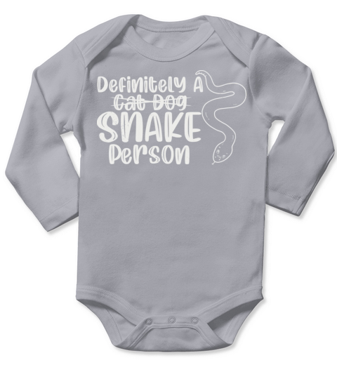 Snake Pet Owner Reptile Herpetologist Python Long Sleeve Baby One-Piece