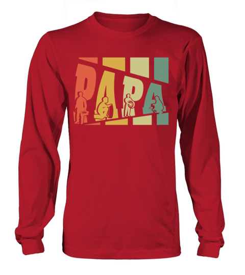 Mechanic Papa Retro Vintage Fathers Day Long sleeved Unisex
