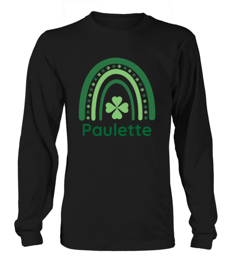 Paulette Clover Charm Boho Rainbow Long sleeved Unisex