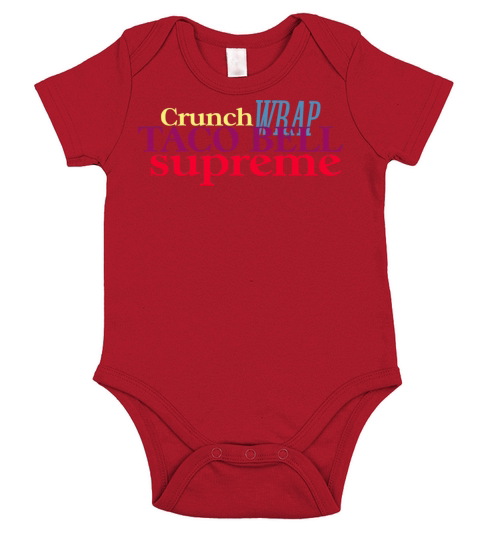 Crunch Wrap Taco Bell Supreme Short Sleeve Baby One-Piece