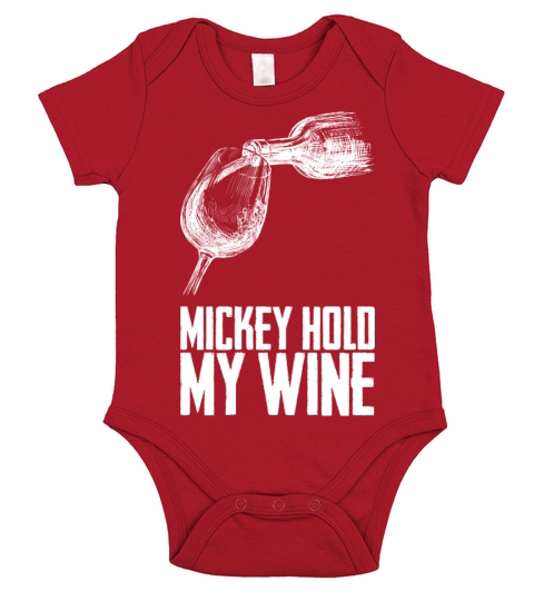 Wine drinking Red Wine Gift Short Sleeve Baby One-Piece
