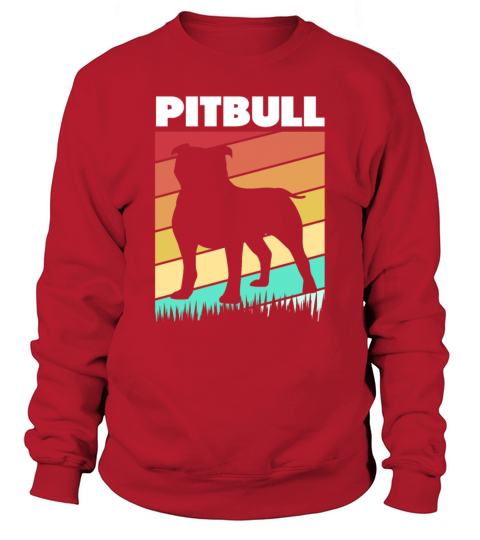 Pit Bull Owner Vintage Pitbull Dog Sweatshirt Unisex