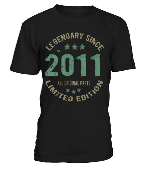 11 Years Old Bday Legend Since 2011 Vintage 11Th T-Shirt Unisex