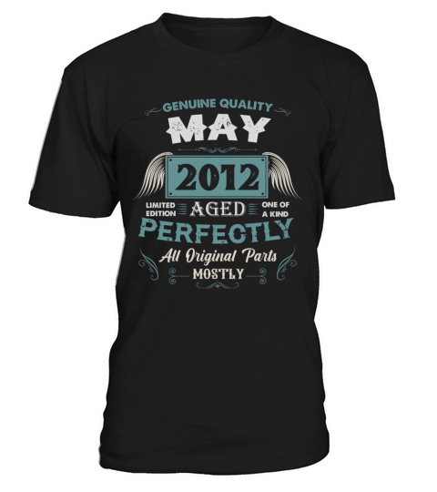 May 2012 Vintage Birthday Present T-Shirt Unisex