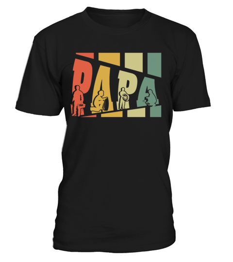 Mechanic Papa Retro Vintage Fathers Day T-Shirt Unisex