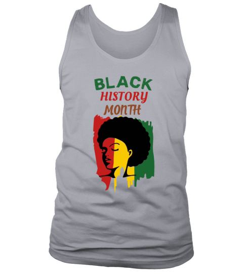 Black History Month Afro Melanin Black Women Tank Top Unisex