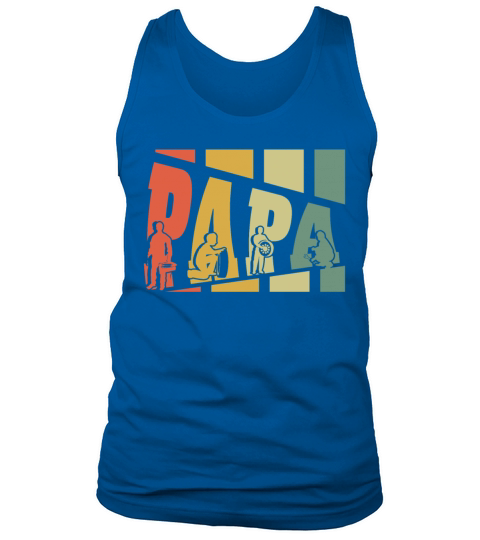 Mechanic Papa Retro Vintage Fathers Day Tank Top Unisex