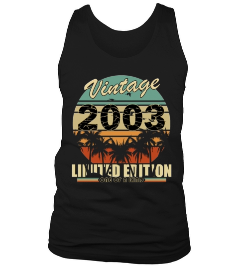 Vintage 2003 Birthday Tank Top Unisex