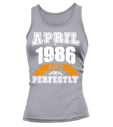 April 1986 Vintage Birthday Present Tank top Woman