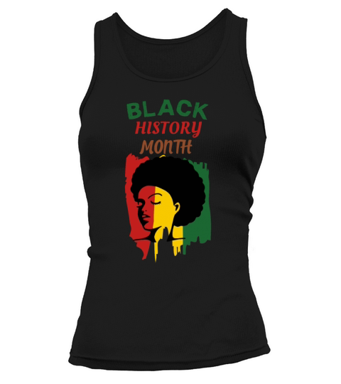 Black History Month Afro Melanin Black Women Tank top Woman