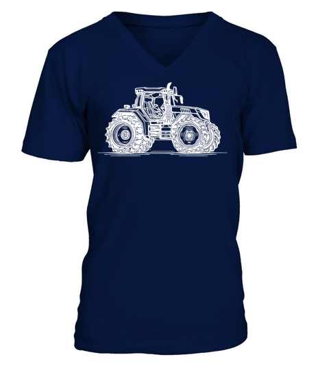 Passion Farm Tractor For Farmers V-Neck T-shirt