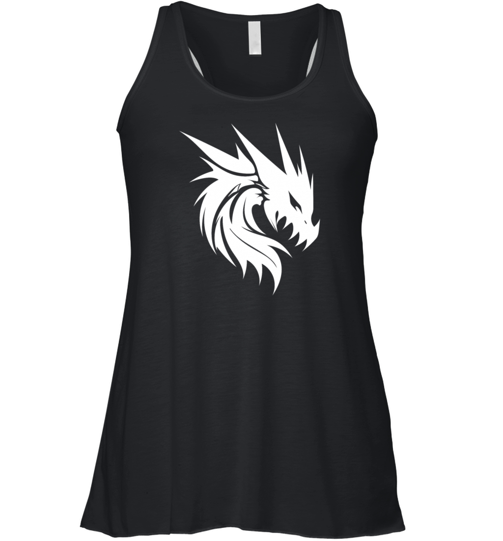 Evil Vintage Dragon In Tattoo Scale Dress Women's Flowy Tank Top