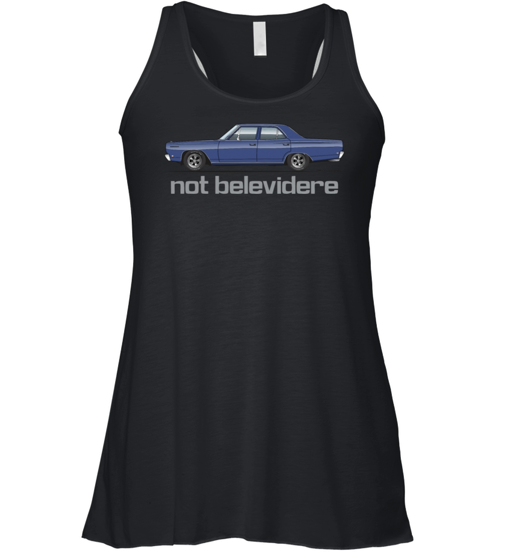 not belevidere Medium Blue Women's Flowy Tank Top