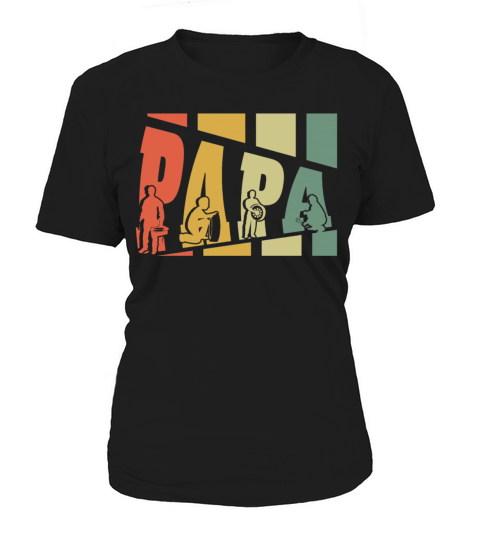 Mechanic Papa Retro Vintage Fathers Day Women's T-Shirt