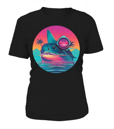 Retro Shark Lovers Vintage Women's T-Shirt
