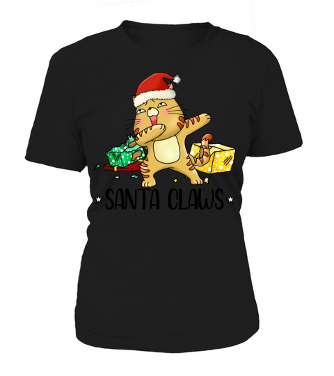 Santa Claws Cute Cat Kitty Xmas Funny Christmas Women's T-Shirt