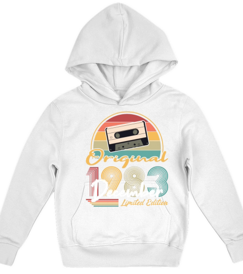 40th birthday december 1983 original 1983 Kids Hoodie