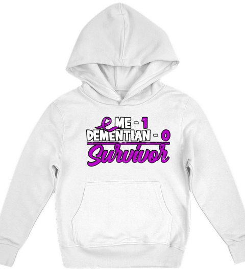 Fight Alzheimers Dementia alzheimer Awareness Kids Hoodie