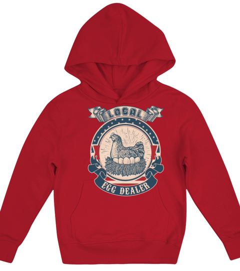 Local egg dealer vintage Kids Hoodie
