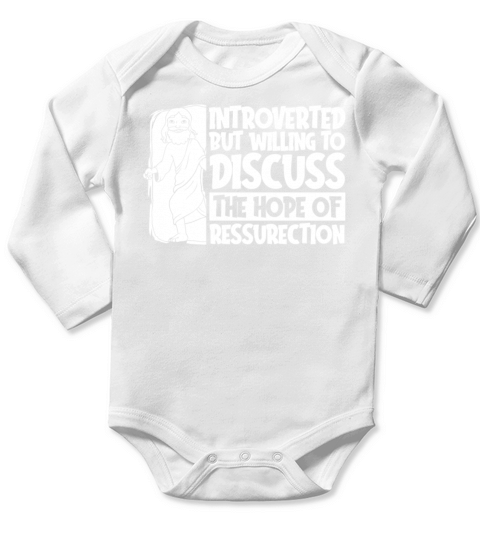 Christian Christianity Ressurection Long Sleeve Baby One-Piece