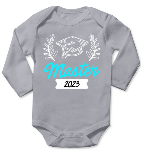Master 2023 Graduation Masters degree Long Sleeve Baby One-Piece