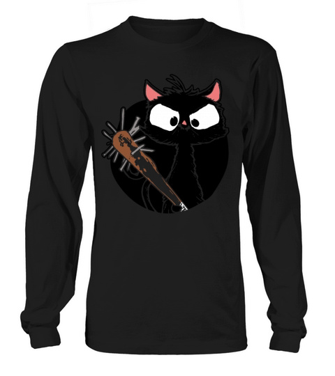 Halloween Retro Cat Vintage Cat Long sleeved Unisex
