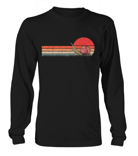 Snail Retro Edible Vintage Long sleeved Unisex