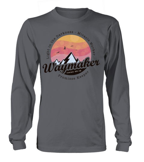 Vintage Bible Verse - Waymaker Promise Keeper Long sleeved Unisex