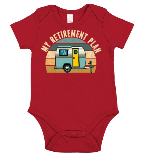 My Retirement Plan Short Sleeve Baby One-Piece