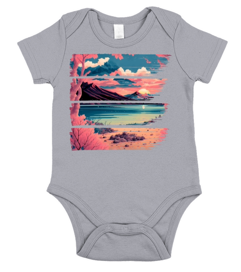 Nature in Colors Short Sleeve Baby One-Piece