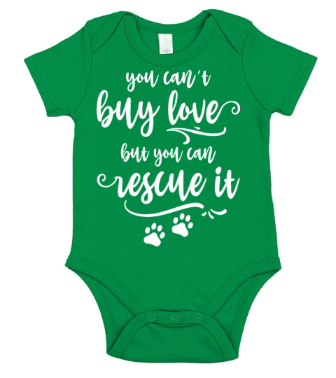 Rescue Dog Quote Gift for Rescue Dog Owner Short Sleeve Baby One-Piece